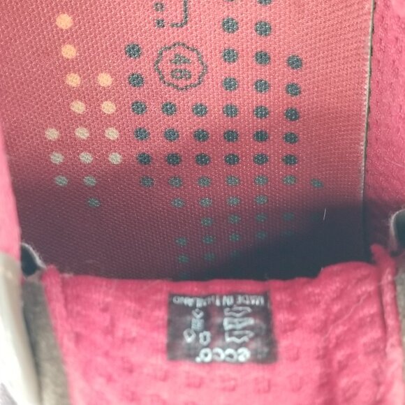 Ecco Men's Biom Grip Sneaker brown Leather Casual Shoe Urbaneering Size 46 12 - Picture 14 of 15